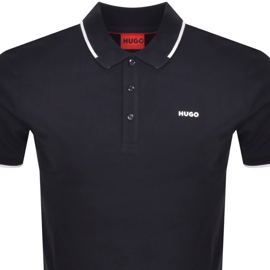 HUGO Dinoso22 Polo T Shirt Navy